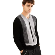 ZHILI осенне-зимний мужской повседневный кашемировый свитер