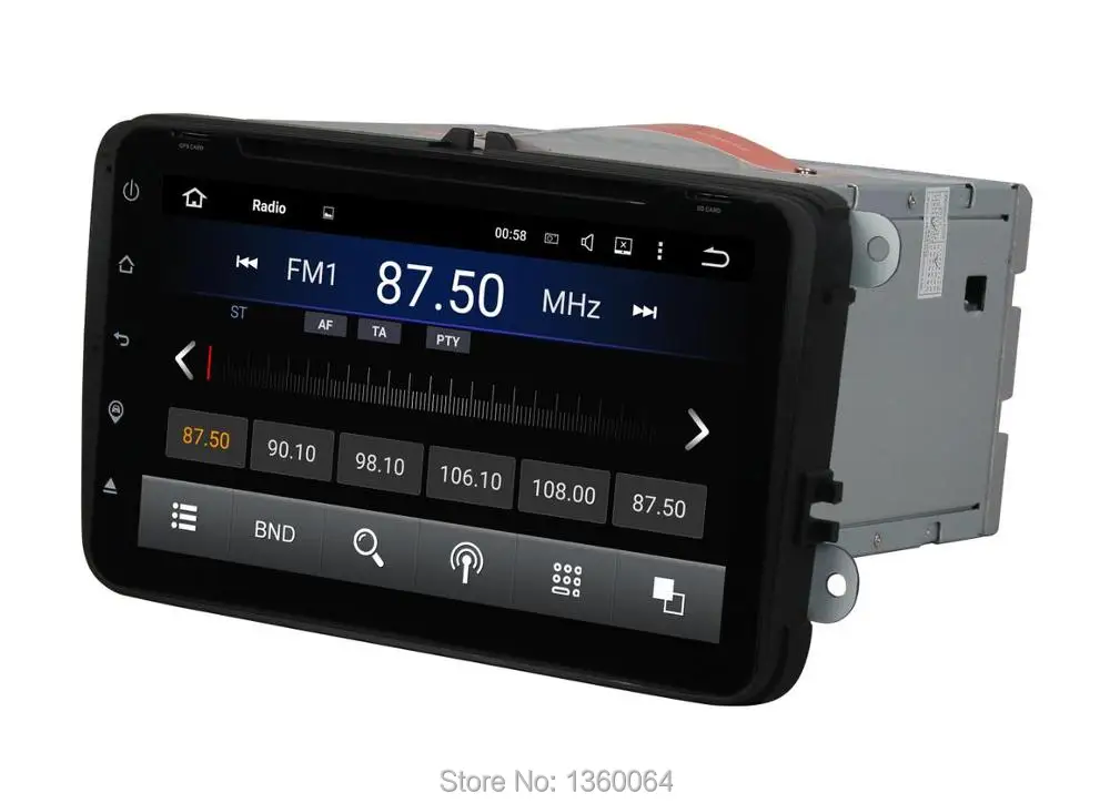 Best Quad Core 8" 1024*600 Android 5.1 Car DVD For Volkswagen VW Passat Golf Jetta Polo Tiguan GPS Navigation Radio PC Canbus 7