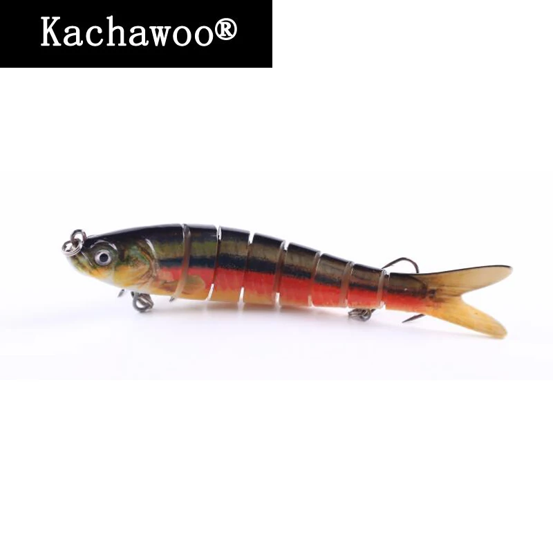 

Jointed Minnow Fishing Lures Sinking Wobblers with Dove Tail Lifelike 8 Sections Swim Bait Isca Artificial Fish 5.5 Inch 30g