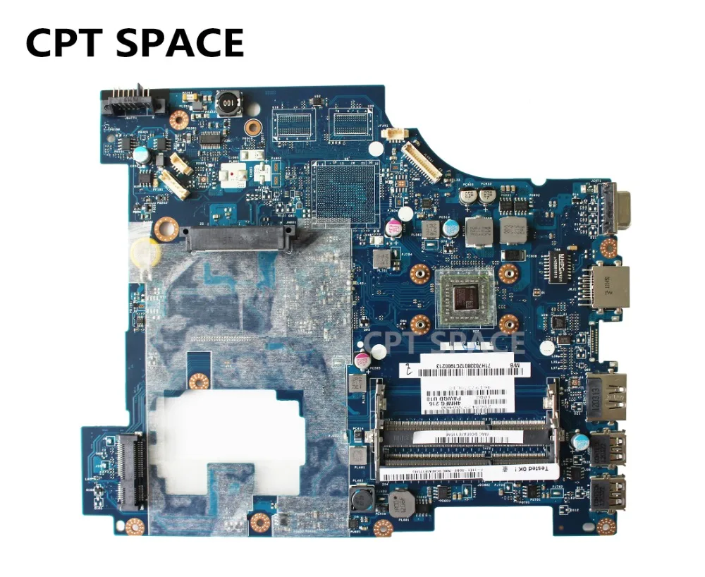 LA-6757P для lenovo G575 материнская плата PAWGD LA-6757P Rev: 1,0 бортовой процессор 2 слота DDR3, тест и Протестировано в целости и сохранности