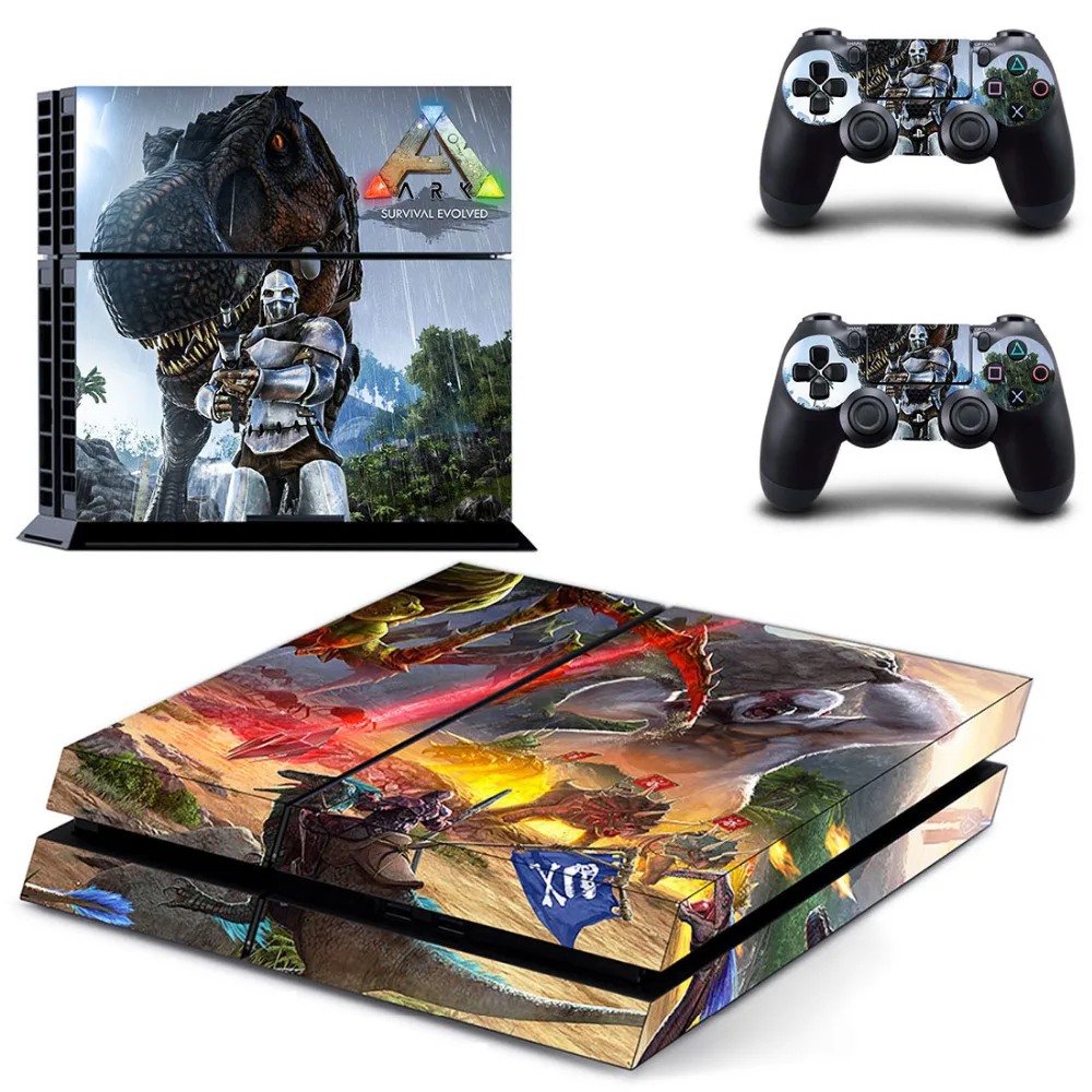 Ark Survival Evolved Ps4 Skin Sticker Decal For Sony Playstation 4 Console And 2 Controllers Ps4 Skin Sticker Vinyl Stickers Aliexpress