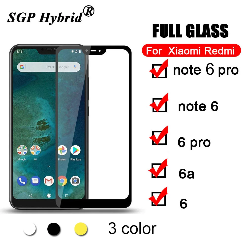 Для xiaomi redmi note 6 pro стекло для защита экрана 6a пленка xiomi redme note6 6pro redmi6 glas 2.5D |