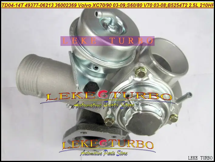 TD04-14T 49377-06213 36002369 Turbo Turbocharger For Volvo XC70 XC90 2003-2009 S60 S80 V70 2003-2008 B5254T2 2.5L 210HP (4)