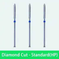 ห้องปฏิบัติการทันตกรรมคาร์ไบด์ Bur คุณภาพสูง - กรวดเพชรตัด - 2.35 มิลลิเมตรก้านสำหรับ HP Handpiece-652218