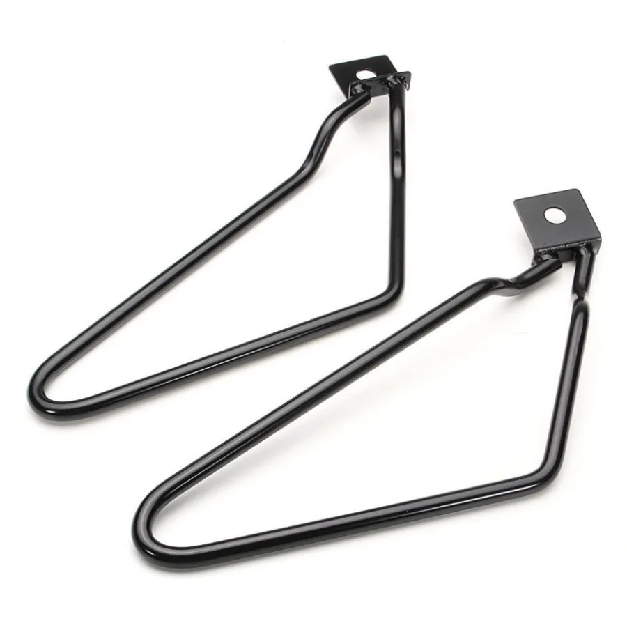 Universal Motorcycle Saddle bag Support Bars Mount Bracket For Harley Sportsterin Covers