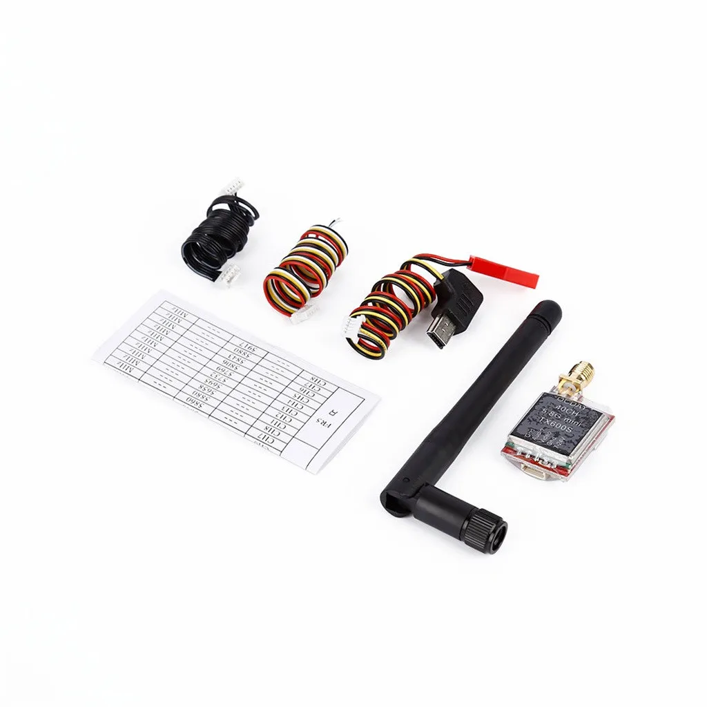 

Charging FPV 40CH TX600S TX200R 7-24V Wireless AV Image Transmitter For Quadcopter QAV250 convenient and practical accessories