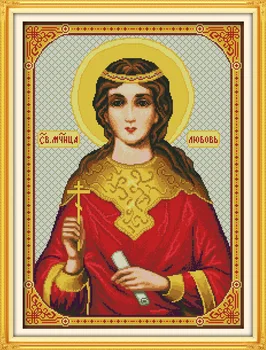 

The Madonna (8), counted printed on fabric DMC 14CT 11CT Cross Stitch kits,embroidery needlework Sets, Home Decor
