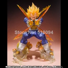 Anime Dragon Ball Z Super Saiyan Vegeta Battle State Final Flash PVC Action Figure Collectible Model Toy 15CM