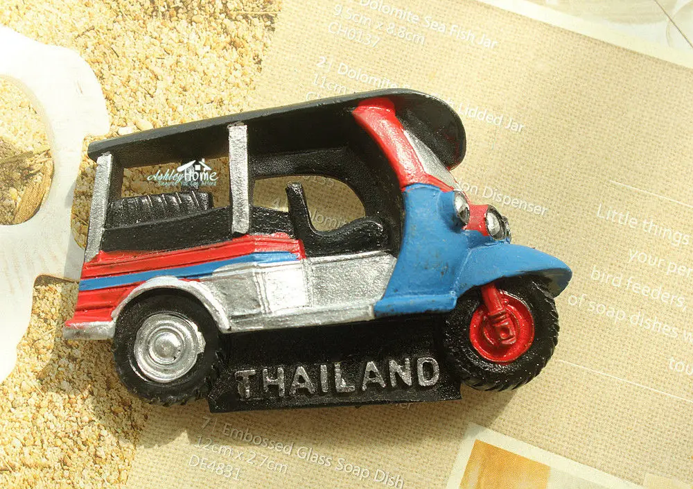Thailand Tuk туристический сувенир для путешествий 3D декоративный магнит