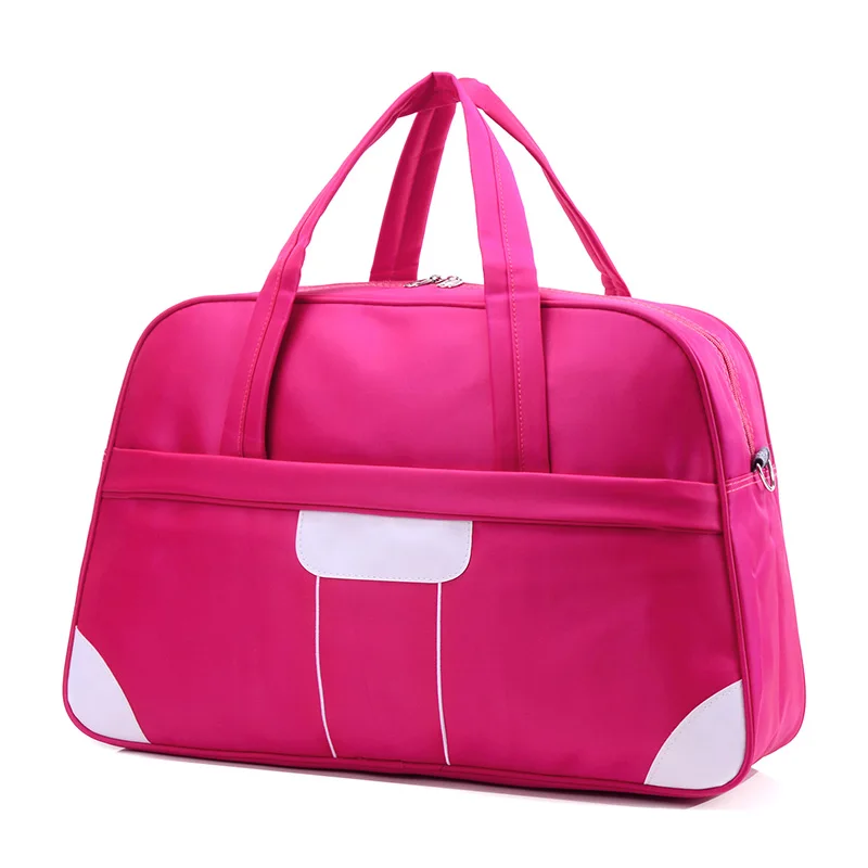 Водонепроницаемая спортивная сумка для спортзала для мужчин и женщин, большая вместительность, Портативная Складная спортивная сумка для отдыха, сумки для фитнеса, Sac De Sport - Цвет: Rose Red S