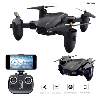 

EBOYU FQ777-FQ36 Foldable RC Quadcopter Drone 480P/720P Wifi FPV Selfie Drone Altitude Hold 3D Flips One Key Return RC Drone RTF