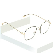 Новая Ретро оптическая рамка полигональное плоское зеркало металл может соответствовать корейской версии близорукости моды