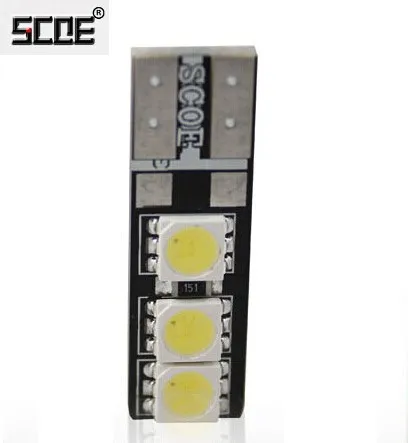 SCOE автомобильный Стайлинг 2x6SMD W5W светодиодный Передний Габаритный светильник лампа источник для Honda Pilot 2013 теплый белый кристалл синий желтый зеленый