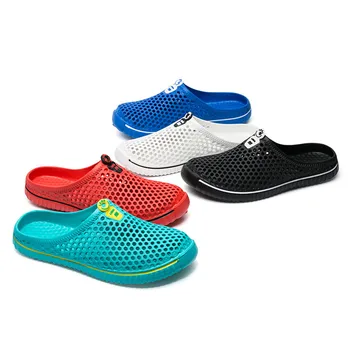 

Fashion Men Shoes Unisex Summer Outdoor Hollow Casual Couple Beach Sandal Flip Flops Shoes Beach Slippers