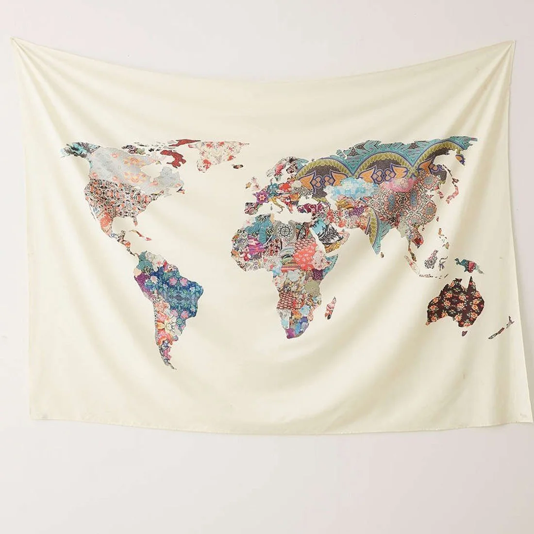 

World Map Cosmos Galaxy Hanging Wall Tapestry Bohemian Tapestry for Living Room Bedroom Hippie Retro Home Decor Yoga Beach Mat