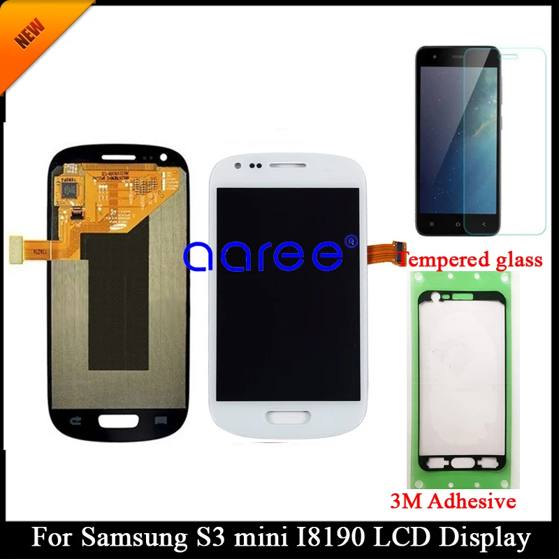 100% протестированный ЖК-дисплей Super AMOLED для SAMSUNG S3 Mini I8190 ЖК-экран Samsung mini i8190
