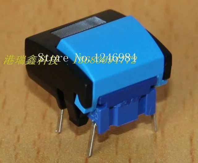 

[SA]Denmark MEC switch button box black light blue reset switch micro switch 3ATL6 + 1B00 + 2B091--50pcs/lot