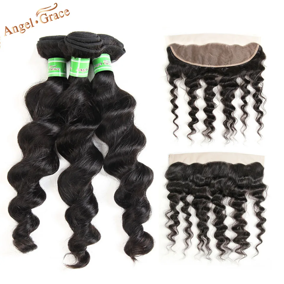 loose wave hair with frontal