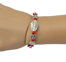 Nuevo diseño Multi 3 colores perlas pulsera de plata Pulseira Feminina de vestuario joyería
