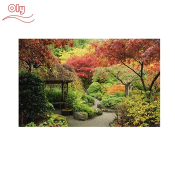 

OLY Diamond Painting Full Square Landscape Diamond Embroidery Round Diamond Embroidery Landscape 3D Diamond Painting