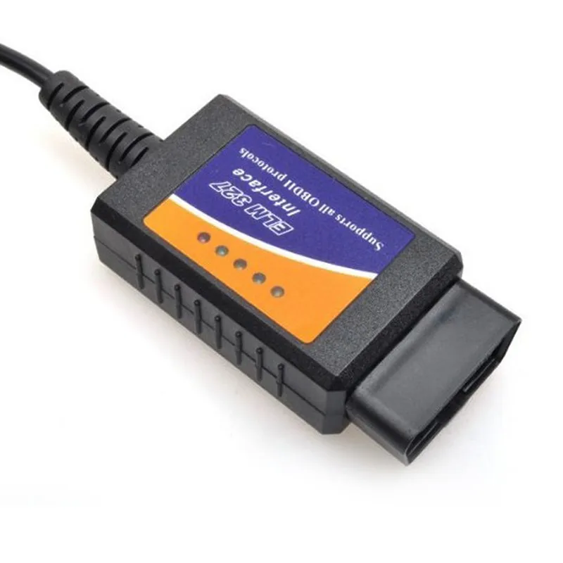 OBD/OBDII сканер ELM327 USB FTDI FT232RL чип ELM 327 автомобиля диагностический Интерфейс сканирования поддерживает все OBD 2 протоколы инструмент для