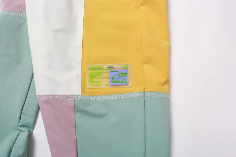 Patchwork Harem Joggers Pants 6
