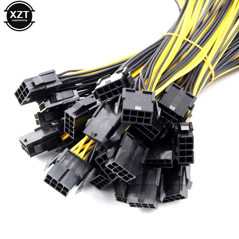 Кабель питания GPU 8pin мама двойной PCI E Express 8p( 6 + 2 pin) папа 18AWG провод для графической
