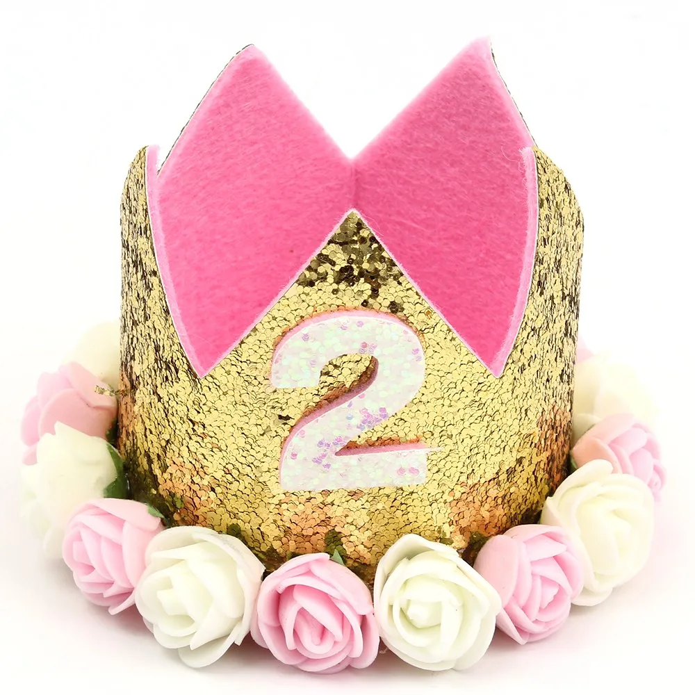 Birthday Crown Pet Hat for Dogs/Cats Party Letter Print Dog Cap for Puppy Kitten Cute Pet Headwears Decorative Pet Accessories