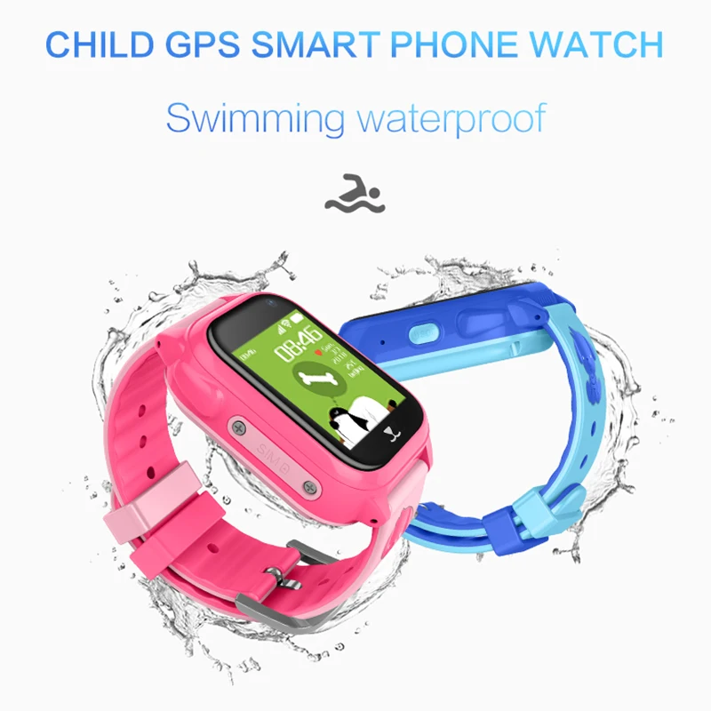 

Newest TORWMEM Cute M06 Touch Screen IP67 Waterproof Kids GPS Smart Watch with Camera Smartwatch SOS Call Anti-lost Kids Watch