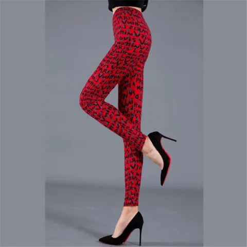 Printed Leggins Elastic Fitness Leggings Sexy Pants Women Push Up Trousers Summer Gym Sports Dropshipip
