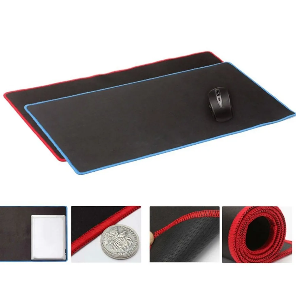Large Mouse Mat Anti Slip Rubber Mice Pad With Handmade Hemming