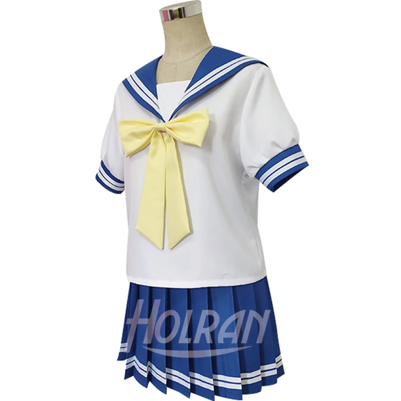 Летняя школьная форма для костюмированной вечеринки Lucky star Konata Izumi Kagami Hiiragi