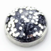 2016 Newest glitter April White birthstones floating charms for living memory lockets 10pcs/lot