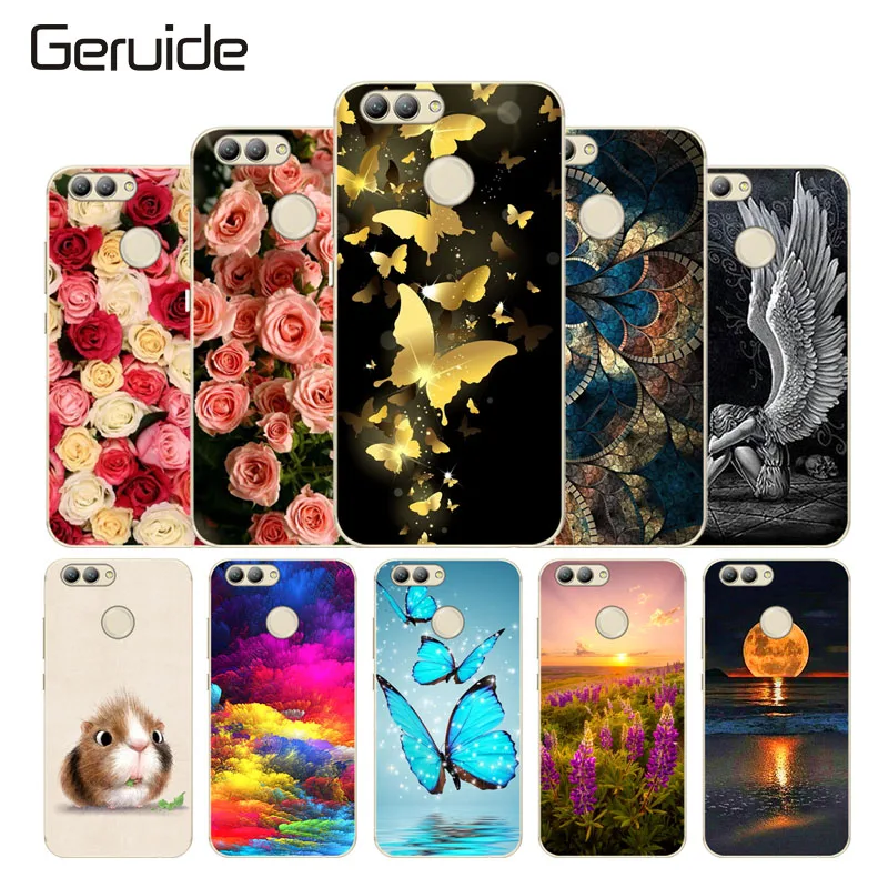 

Geruide For Coque Huawei Nova 2 Phone Case Soft Silicone TPU Flower Case For Huawei Nova 2 5.0 inch Phone Protective Cover