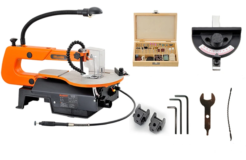 

NEW Arrival 220V Two-direction Variable Speed Scroll Saw With Flexible LED Light
