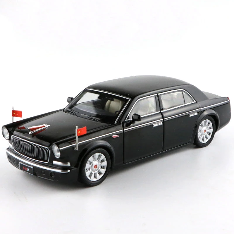 

* 1:32 China FAW AUTO HONGQI HQ L5 Parade car PULL BACK & Sound & Light