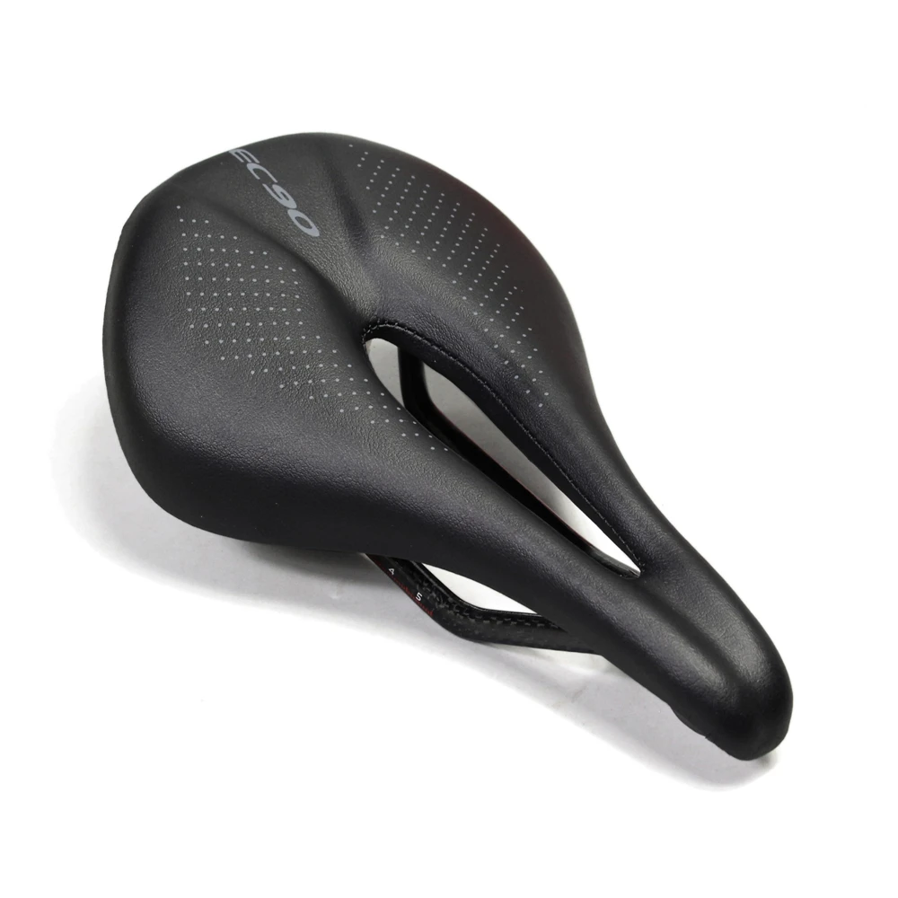 EC90 Carbon+Leather Bicycle Saddle Comfort Soft Road Mountain Bike Seat Saddles MTB Bike Cycling Saddle PU Cushions (26)