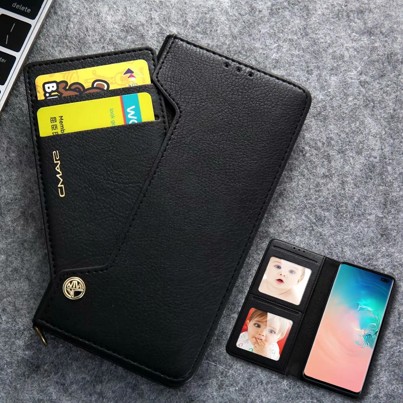 Чехол-книжка для Samsung Galaxy S10 Plus S8 S9 S7 Edge кожа | Мобильные телефоны и аксессуары