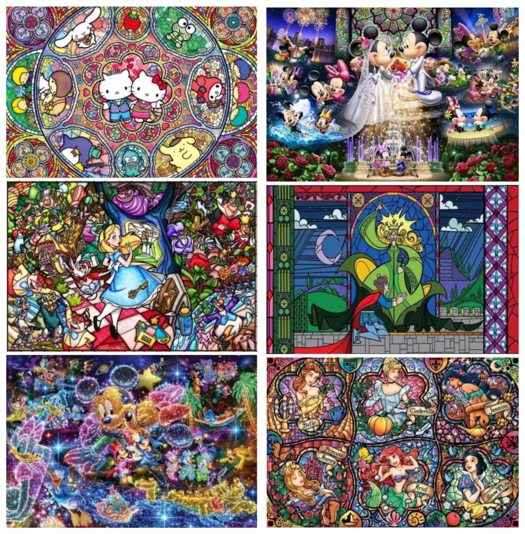 

Full circular Drill 5D DIY Diamond Painting Cartoon Princess mouse Embroidery Cross Stitch Rhinestone Decor
