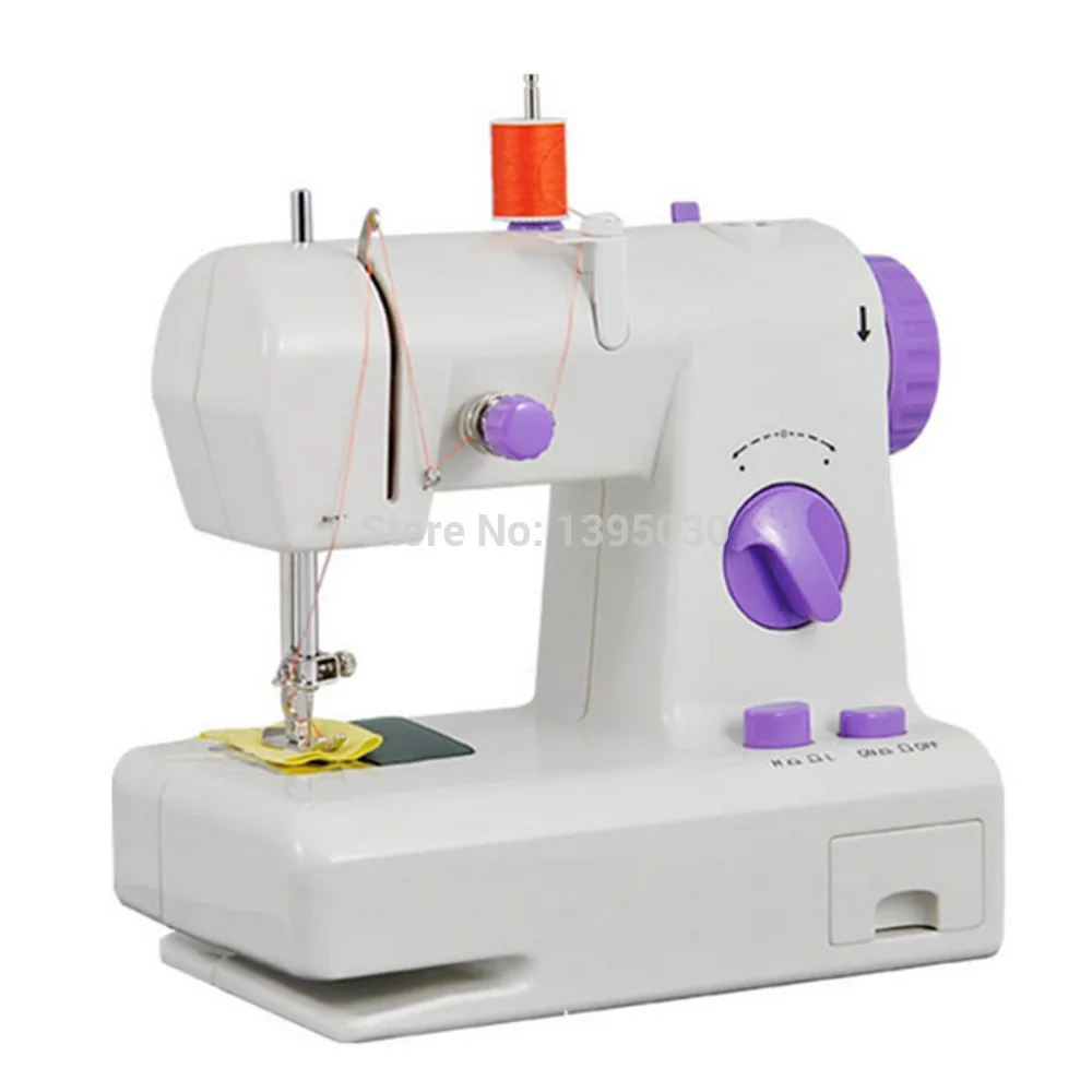 

1PC High Quality FHSM-208 Portable Multi-function Electric Sewing Machine Sew forward With English Manual
