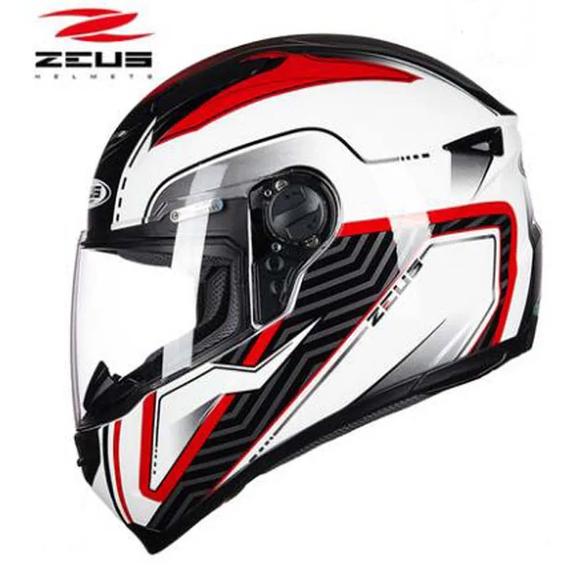 Новинка 2019 зимние теплые мотоциклетные шлемы ZEUS на все лицо для мужчин и женщин