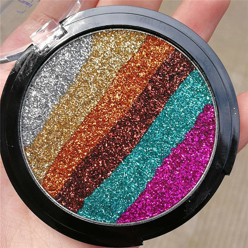 Glitters Eyeshadow Make Up Eye Shadow Diamond Rainbow Pressed Shimmer