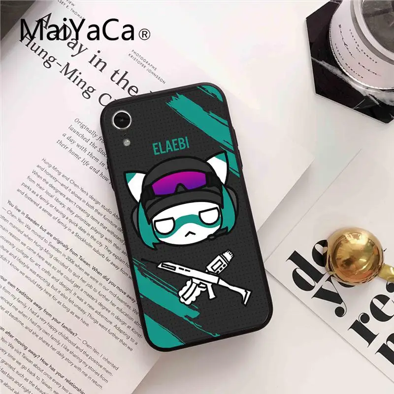 Maiyaca Rainbow Six Siege Coque чехол для телефона iPhone 8 7 6 6S Plus X XS MAX 5 5S SE XR чехол Fundas Capa - Цвет: A5