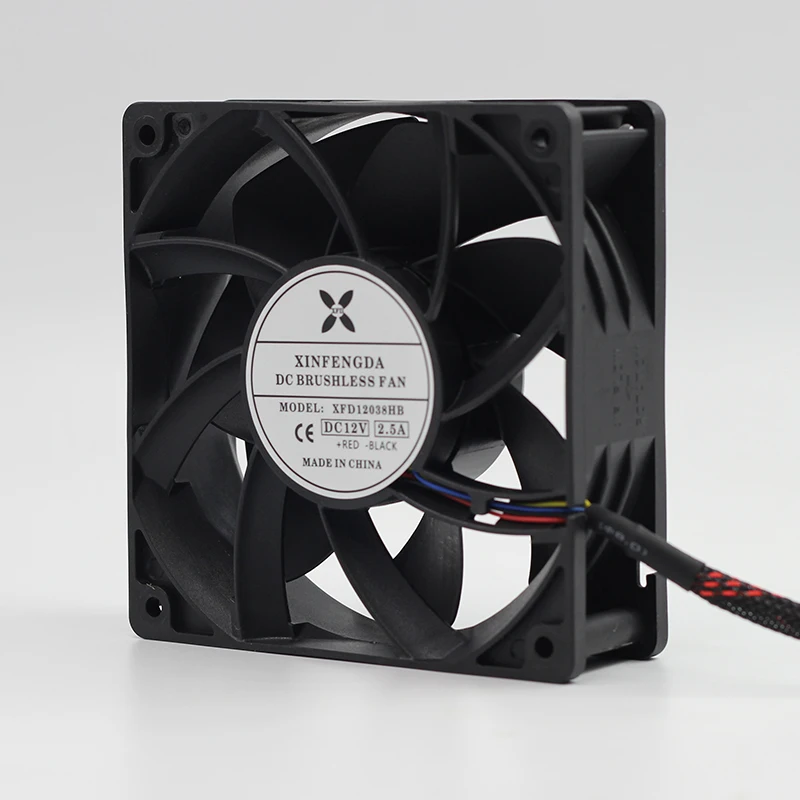 12 см вентилятор Майнер Биткоин ASIC S7 S9 сервер прямоугольная Колонка ШИМ самый