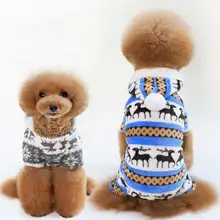 

FENG PEI Winter Pet Dog Clothes For Small Dogs Deer Warm Fleece Coat Jackets Costume Clothing For Puppy Teddy Chihuahua Hoodie