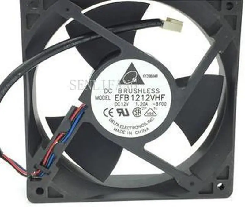 Бесплатная доставка оригинальный 12В 1.20A Для Delta EFB1212VHF 120*120*32 12 см вентилятор |