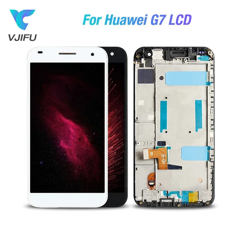 

5.5" Full Original Display For HUAWEI G7 LCD Touch Screen with Frame For HUAWEI Ascend G7 LCD Display Screen G7-I01 G7-I03 l01