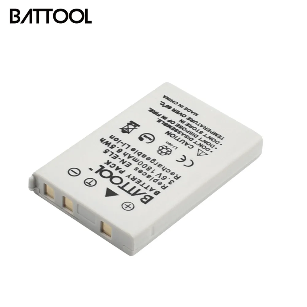 1X 3 6 V 1800mAh EN EL5 ENEL5 Аккумулятор для Nikon Coolpix P4 P80 P90 P100 P500 P510 P520 P530 P5000 P5100 5200 7900