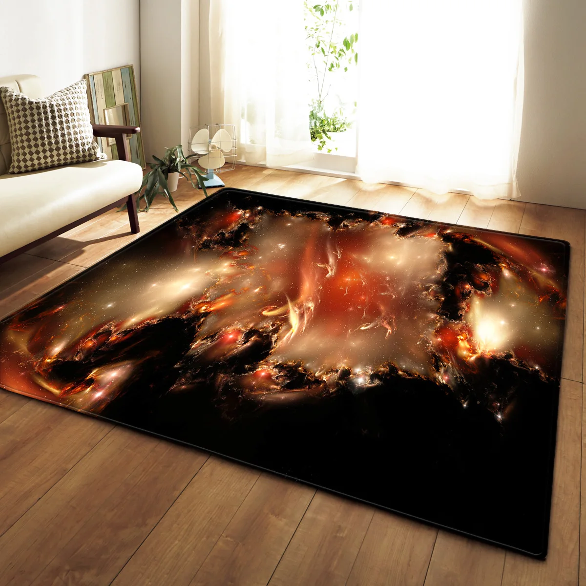 Dream Galaxy Космические звезды 3D ковры для гостиной спальни коврики для чайного стола мягкие фланелевые гостиной большой размер декоративный ковер