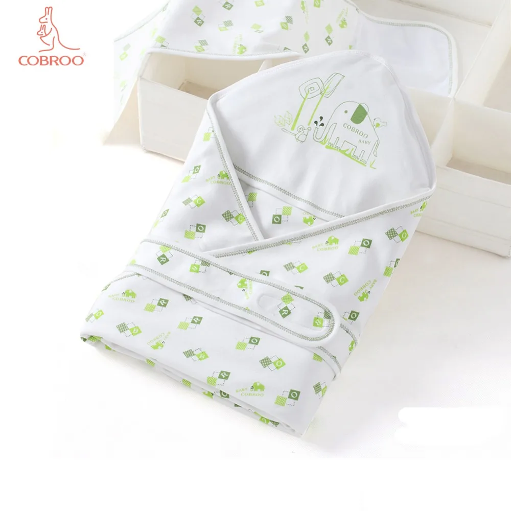 COBROO Baby Blanket Newborn Swaddle for Spring/Autumn/Winter with Cute